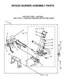 Burner assembly parts