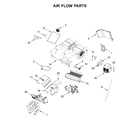 KitchenAid KMHC319EWH5 air flow parts diagram