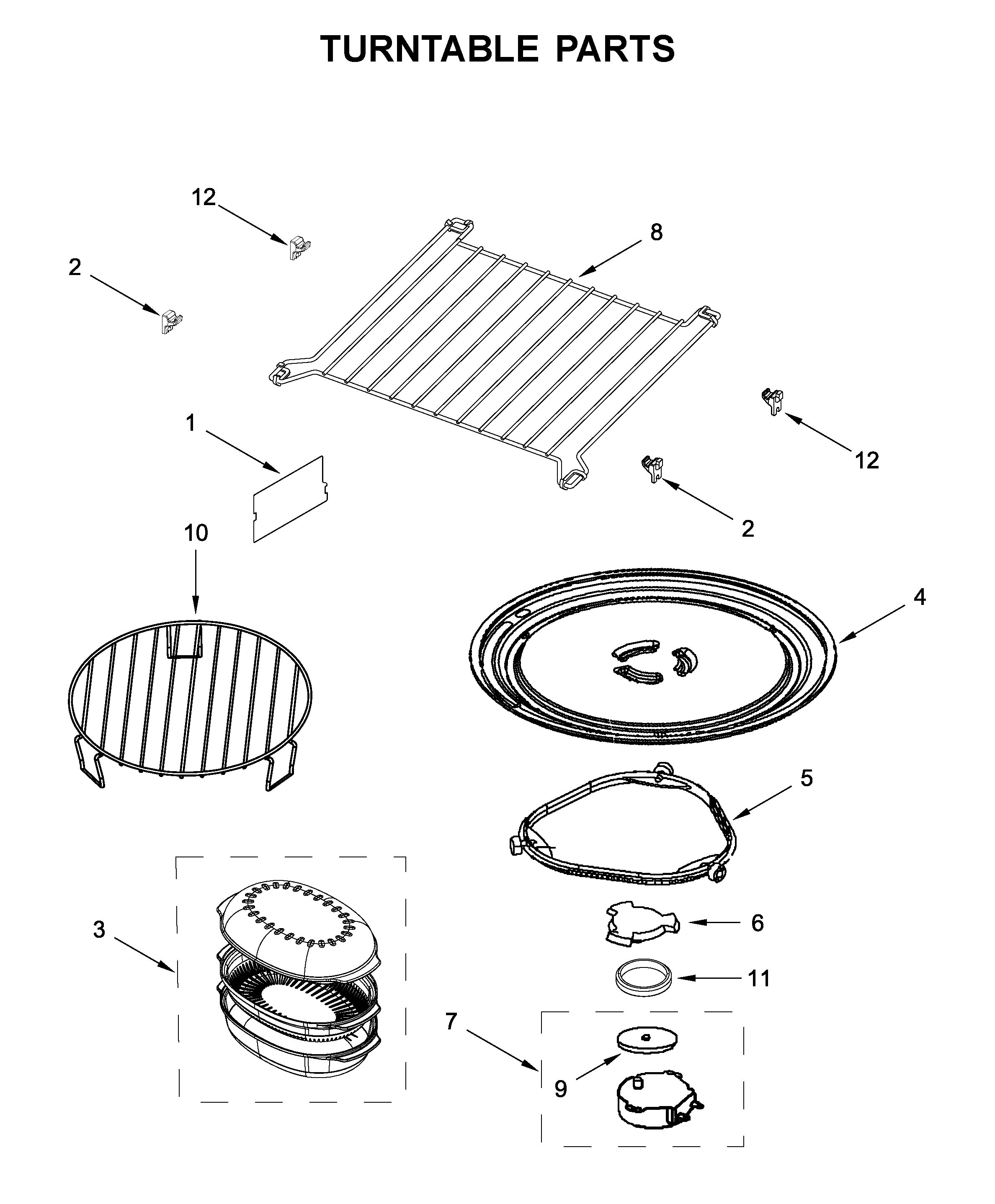Turntable parts