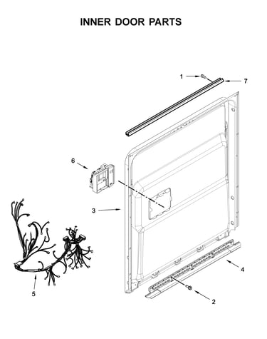 Inner door parts