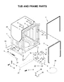 Tub and frame parts