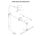 KitchenAid KDTE204GPS1 upper wash and rinse parts diagram