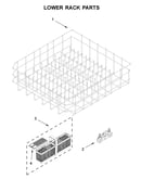 Lower rack parts