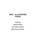 Optional parts (not included)