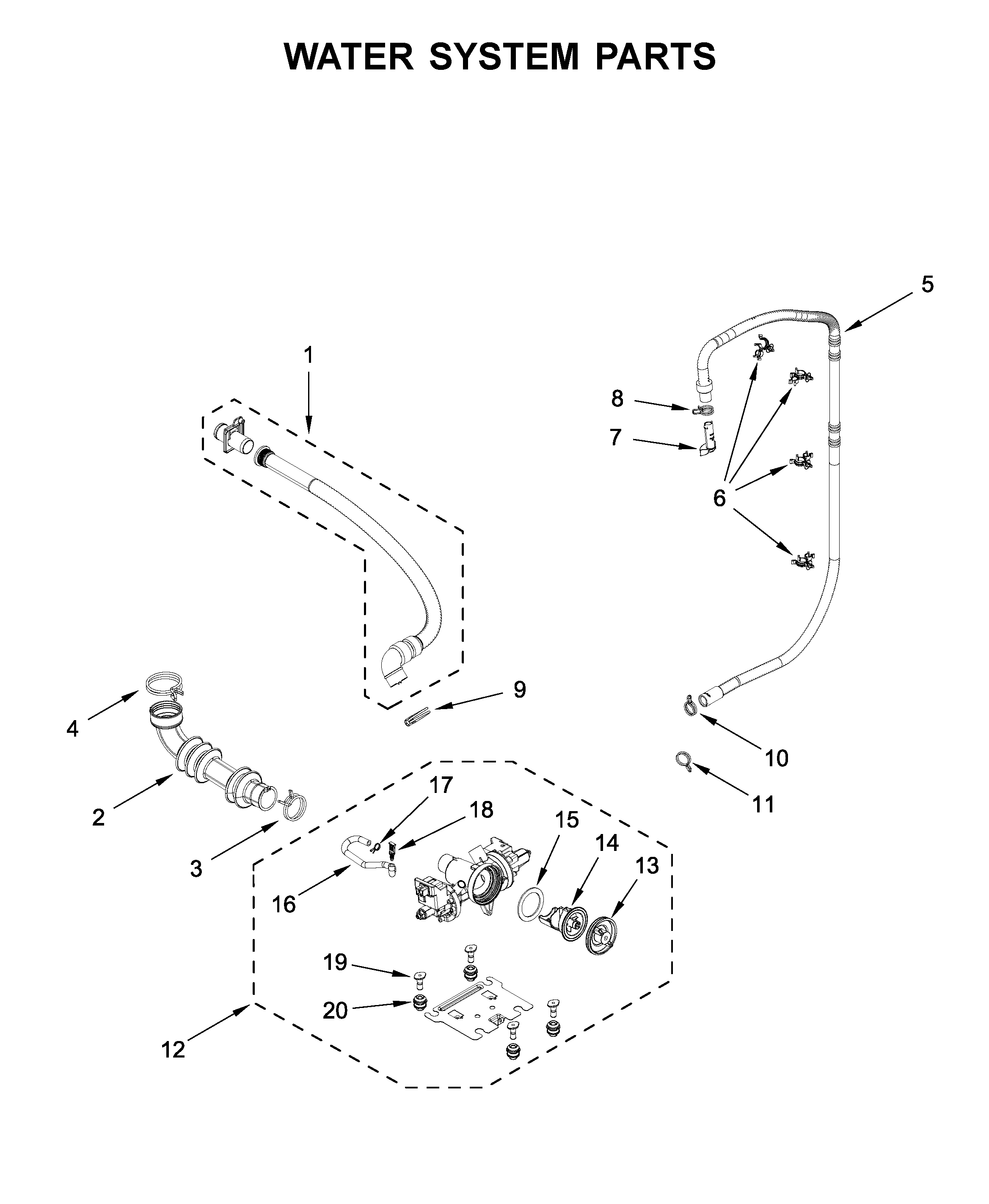 Water system parts