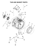 Tub and basket parts