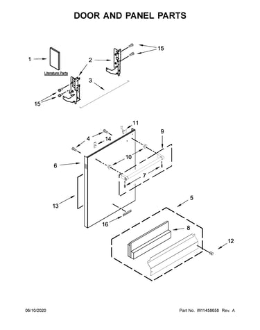 Door and panel parts