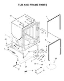 Tub and frame parts