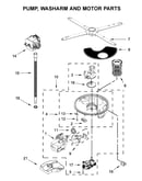 Pump, washarm and motor parts