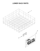 Lower rack parts