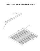 Third level rack and track parts