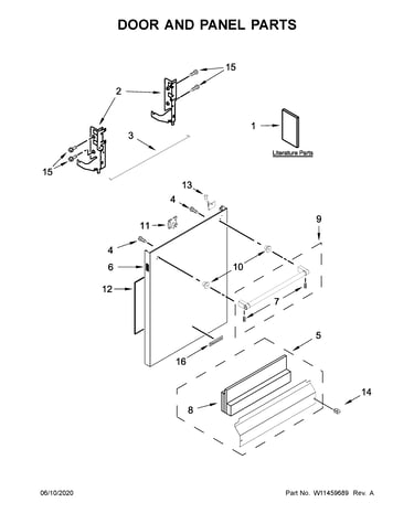 Door and panel parts