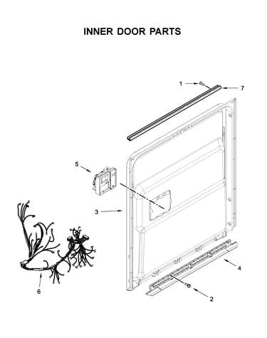 Inner door parts