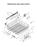 Upper rack and track parts