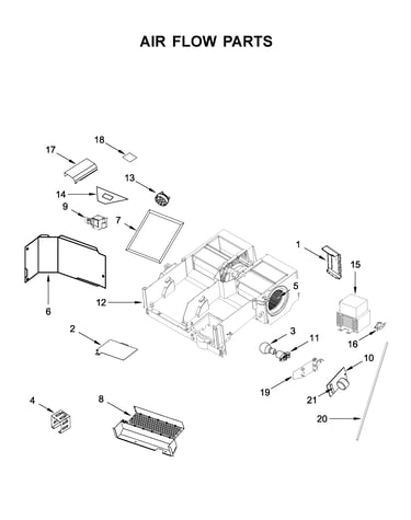 Air flow parts