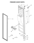 Freezer door parts