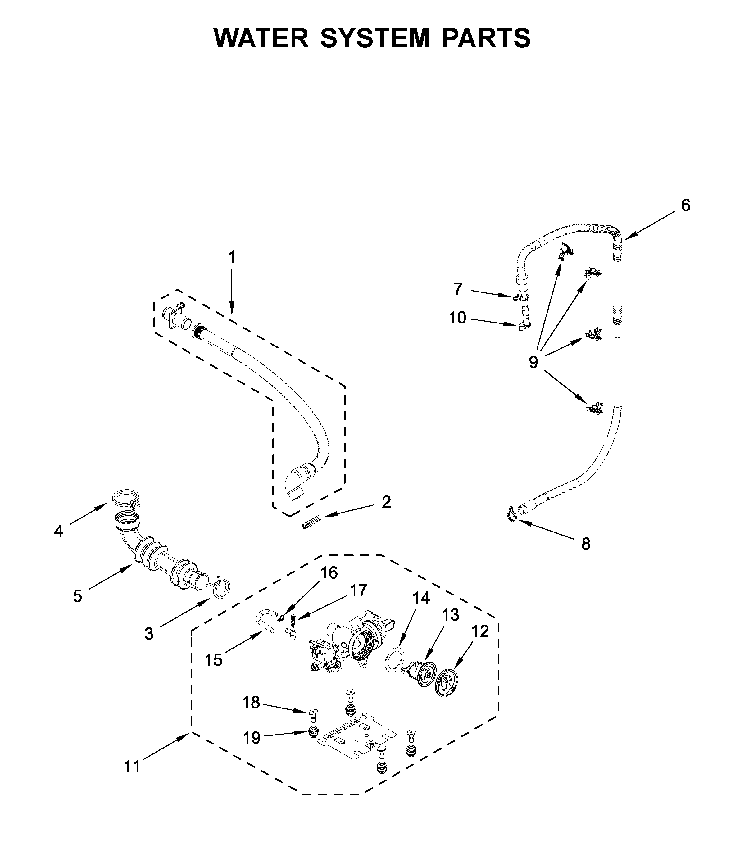 Water system parts