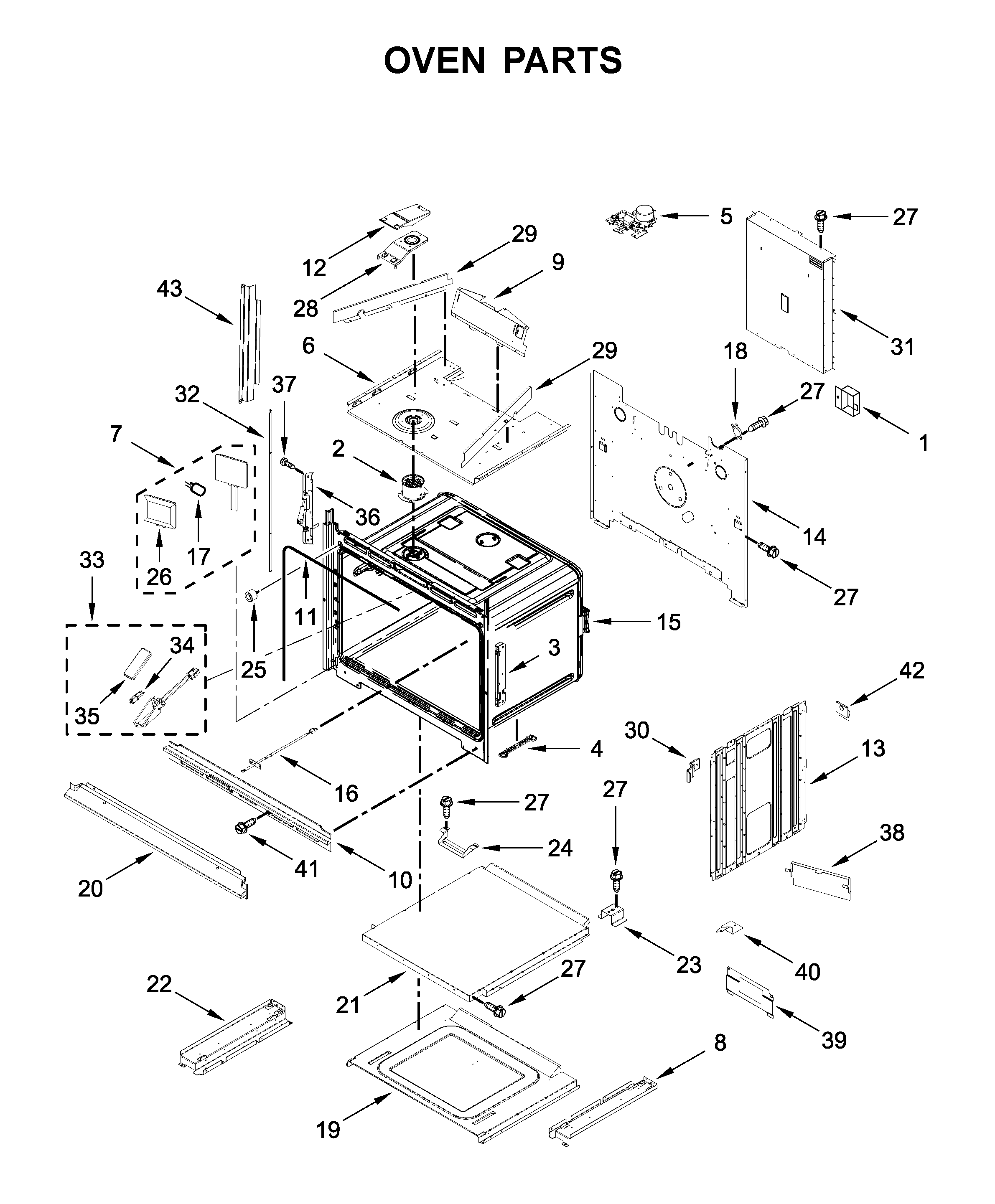 Oven parts