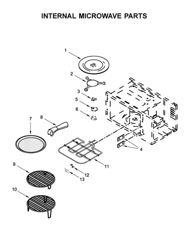 Internal microwave parts