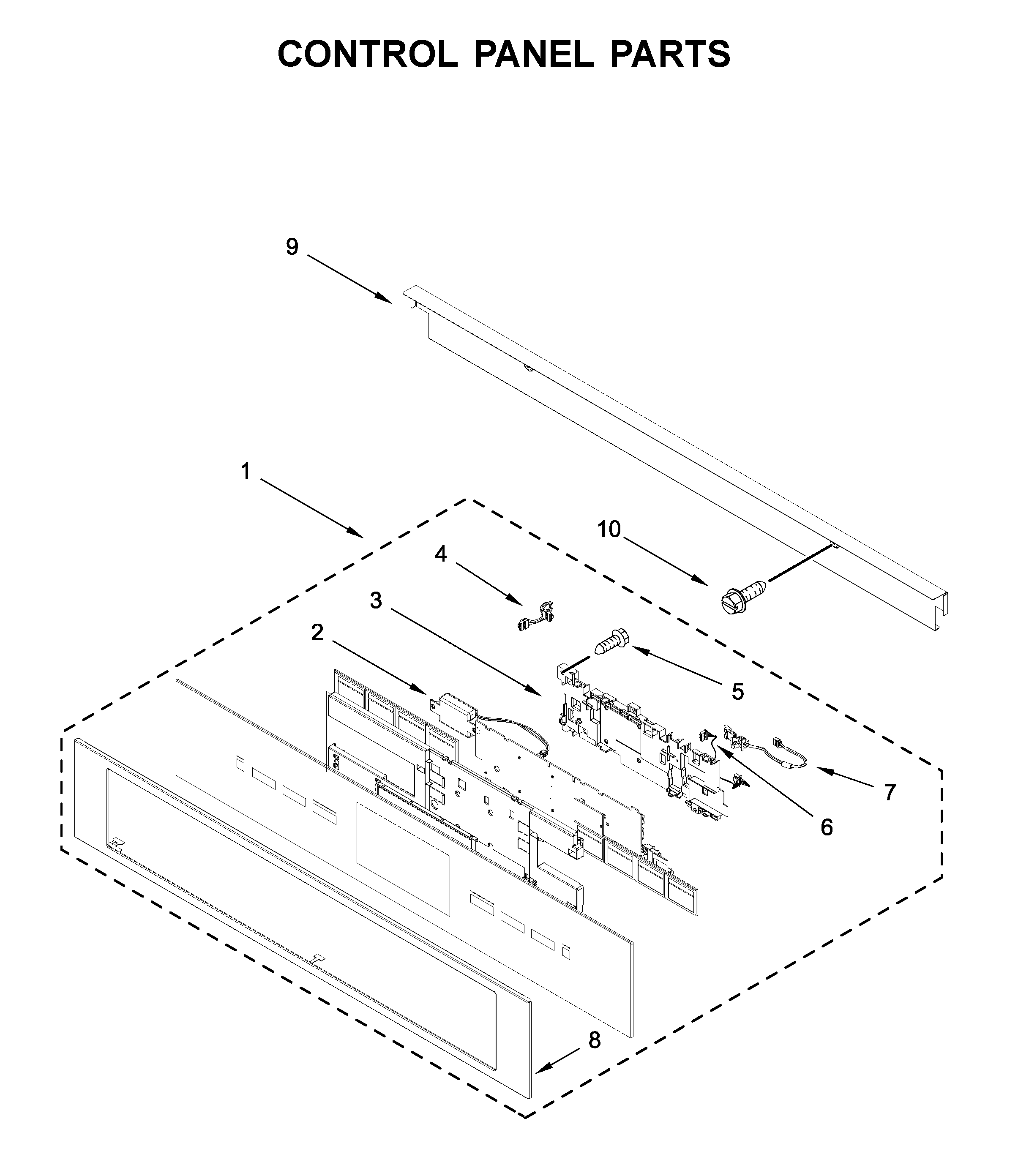 Control panel parts