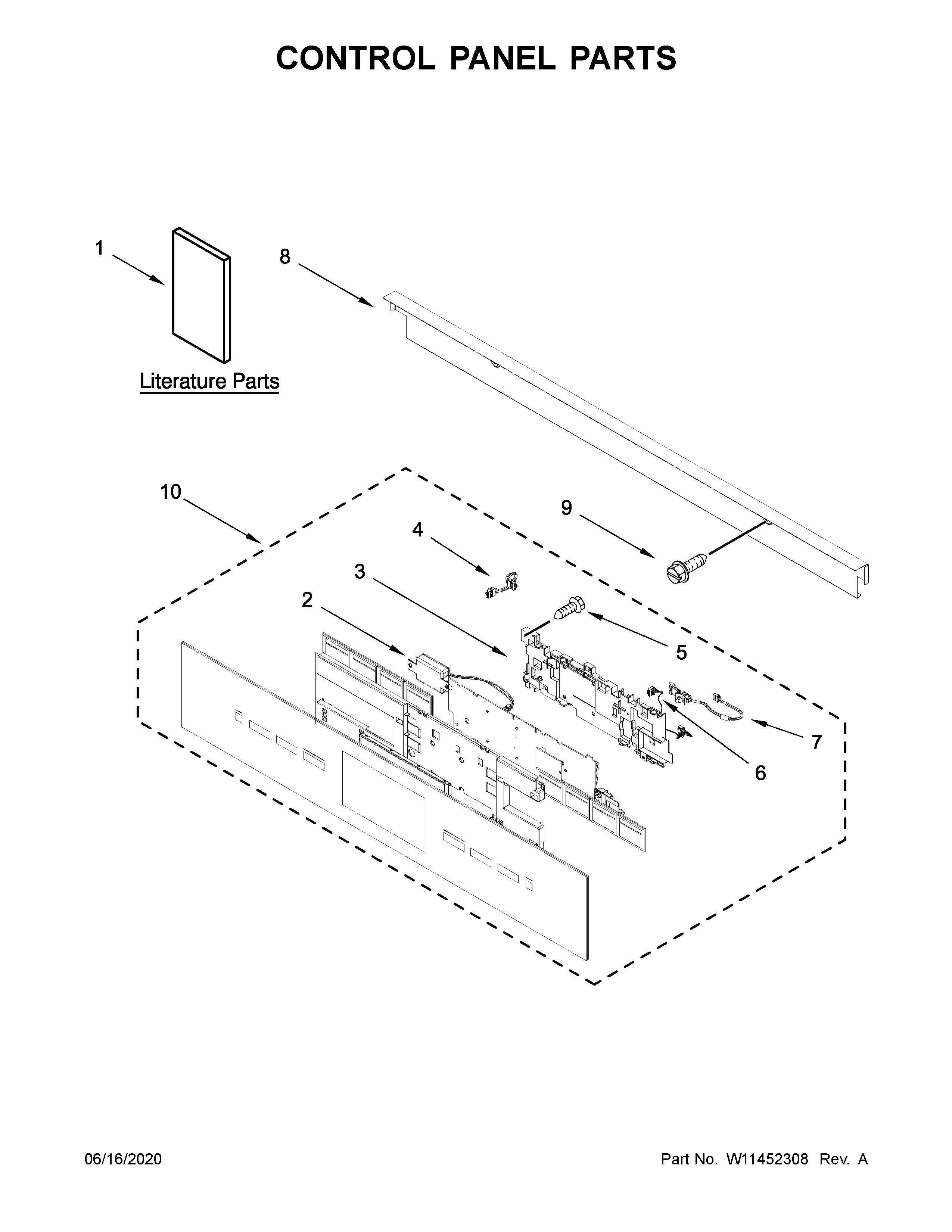 CONTROL PANEL PARTS