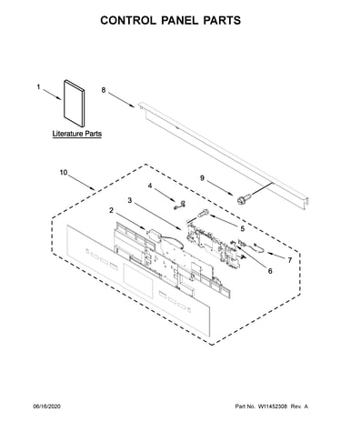 Control panel parts