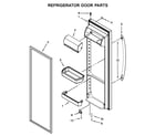 Maytag 5GRS315NHM00 refrigerator door parts diagram