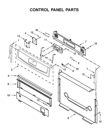 Control panel parts