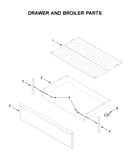 Drawer and broiler parts