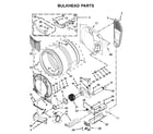 Whirlpool WED72HEDW1 bulkhead parts diagram