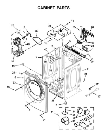 Cabinet parts