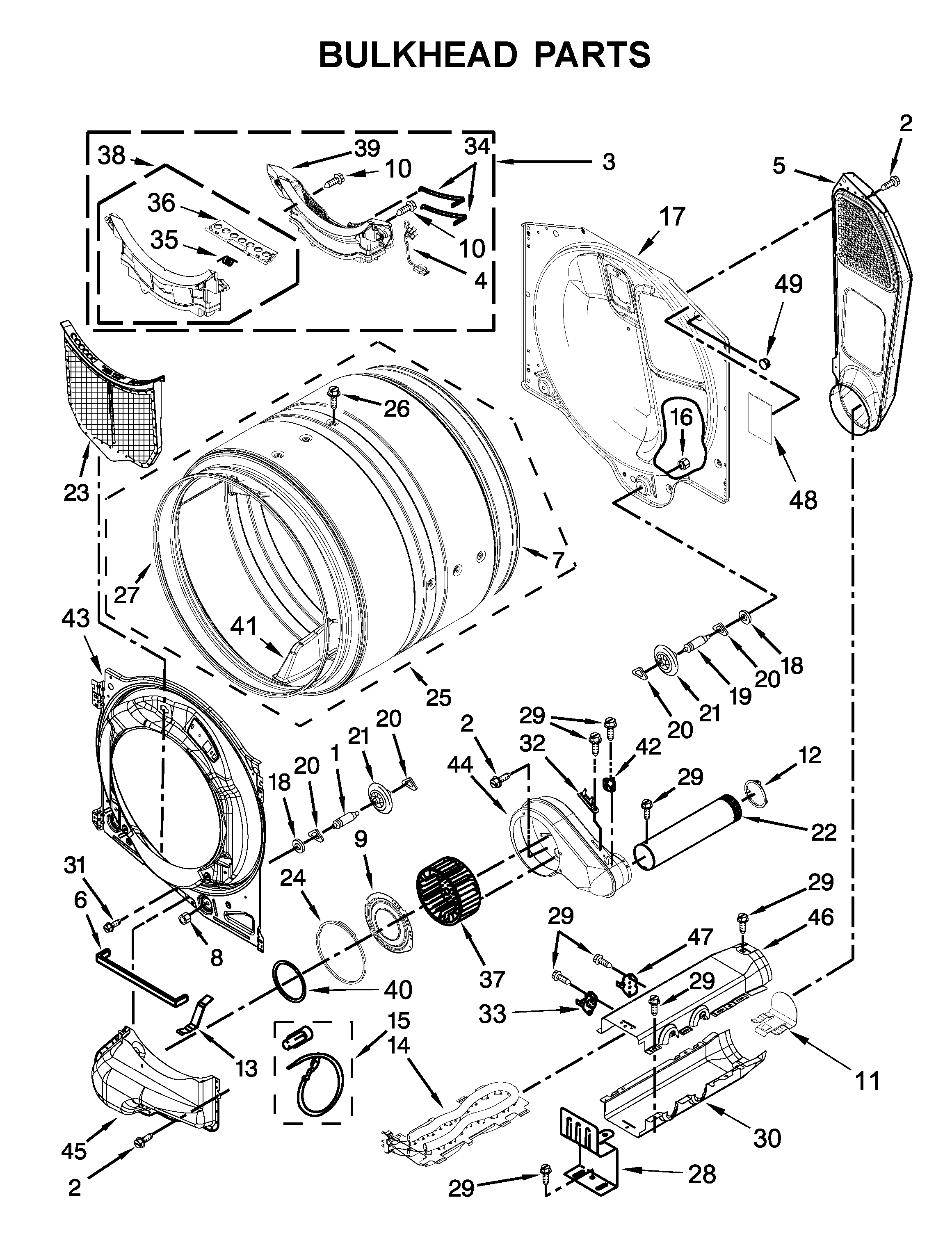 Bulkhead parts