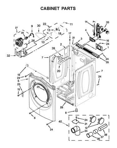 Cabinet parts