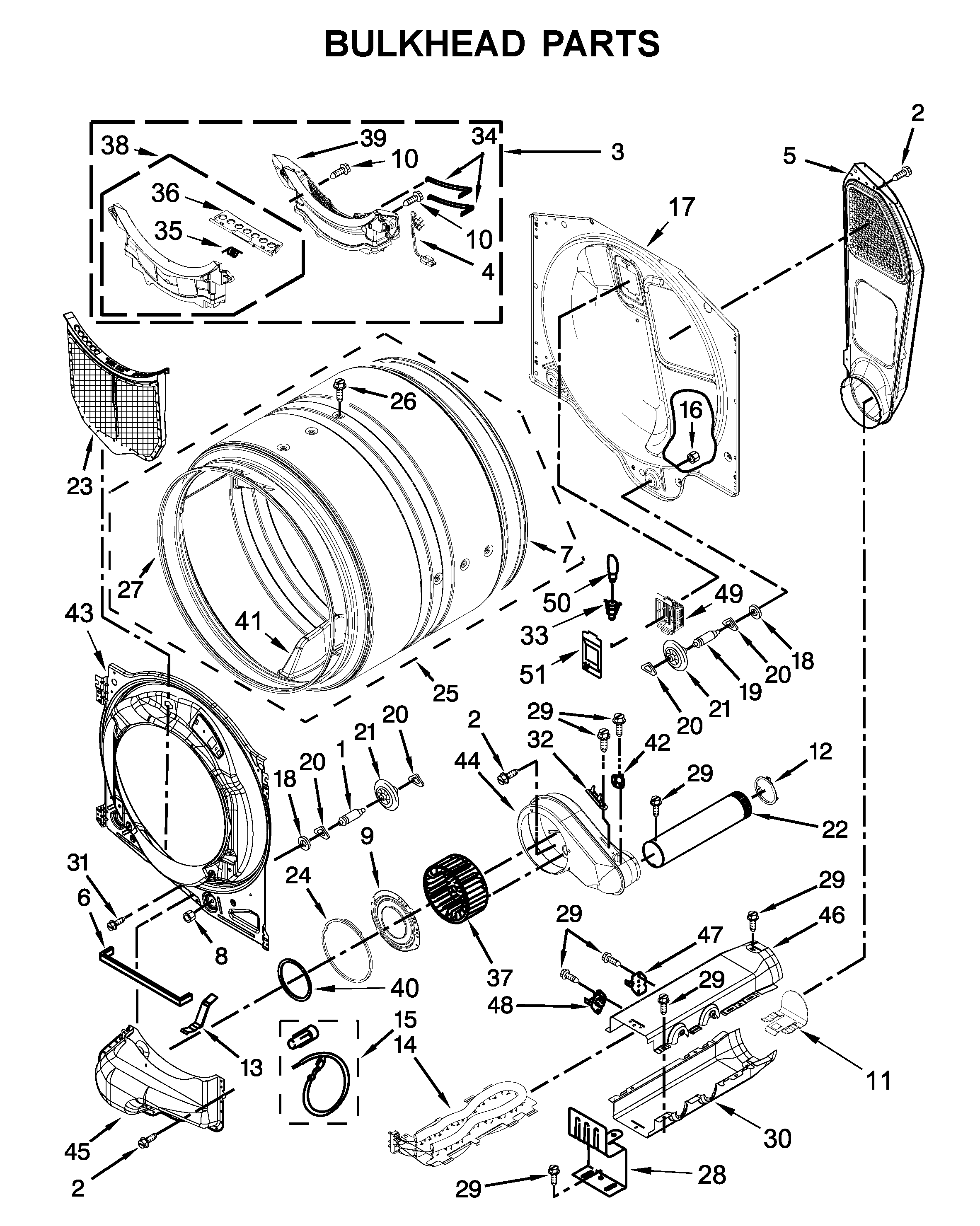 Bulkhead parts