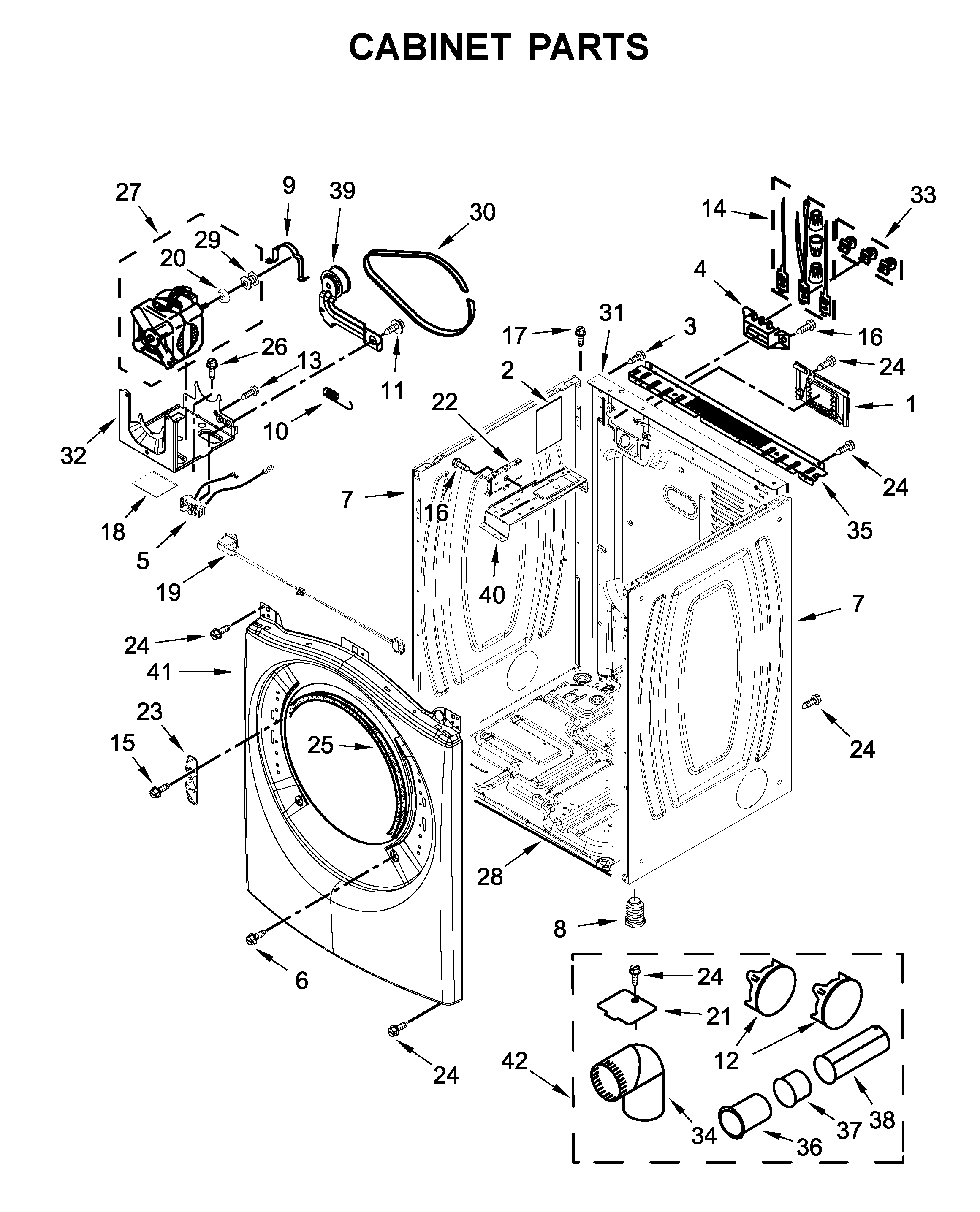 CABINET PARTS