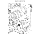 Whirlpool YWED75HEFW0 bulkhead parts diagram