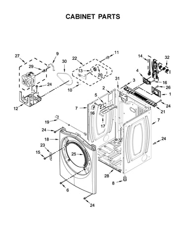 Cabinet parts