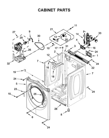 Cabinet parts