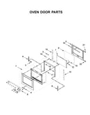 Oven door parts