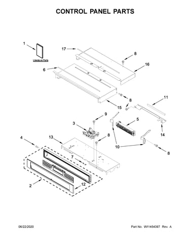 Control panel parts