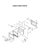 Oven door parts