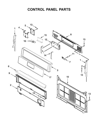 Control panel parts