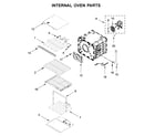 KitchenAid KODE500EBS05 internal oven parts diagram