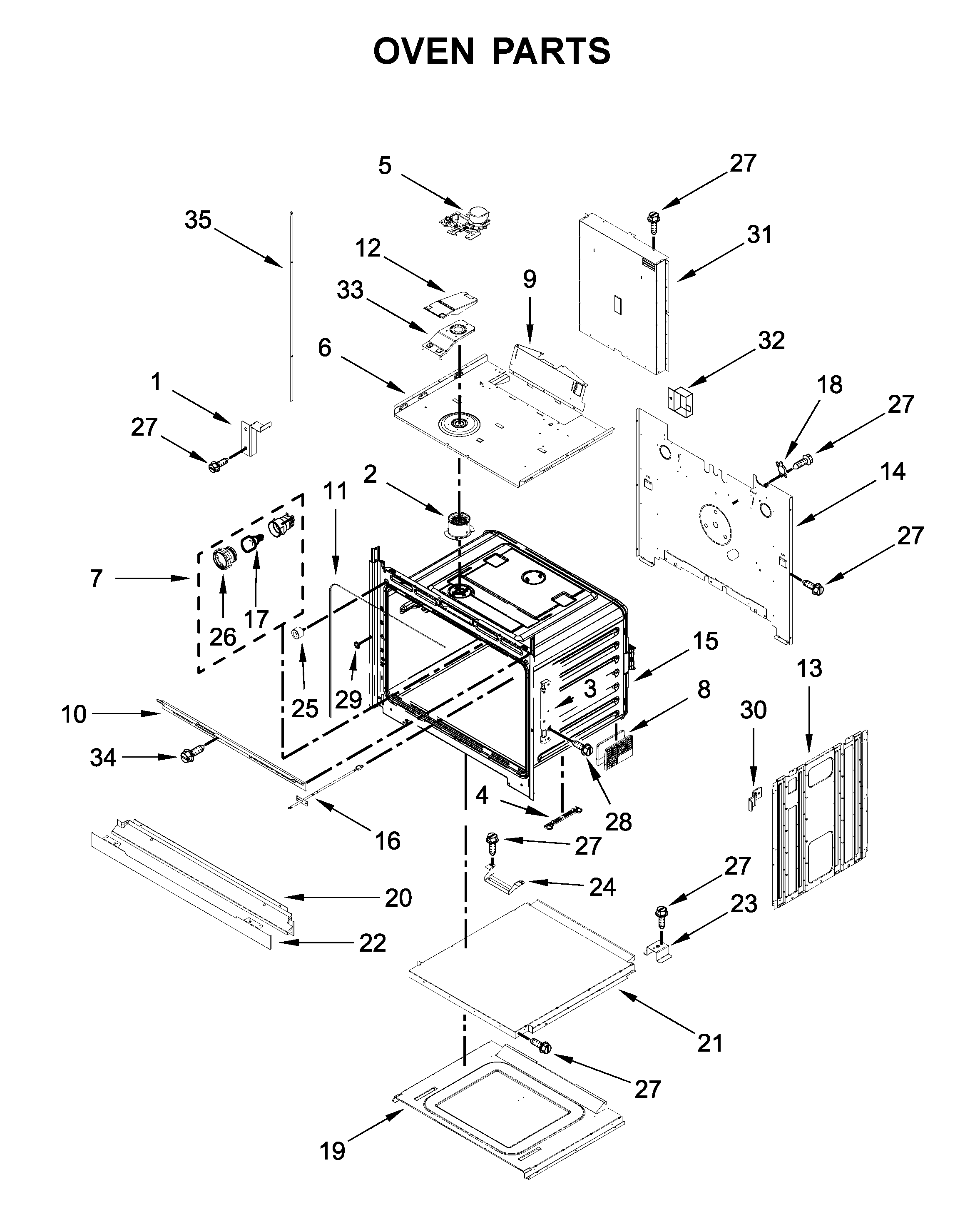 Oven parts