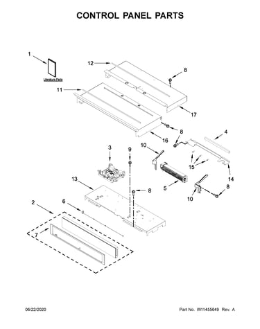 Control panel parts