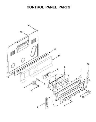 Control panel parts