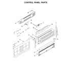 KitchenAid KFGG504KPS0 control panel parts diagram