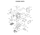 KitchenAid KFGG504KPS0 chassis parts diagram