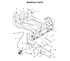 KitchenAid KFGG504KPS0 manifold parts diagram