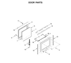 KitchenAid KFGG504KPS0 door parts diagram